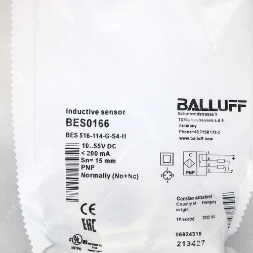BALLUFF BES 516-114-G-S4-H Proximity Sensor New One Free Shipping - Picture 1 of 1