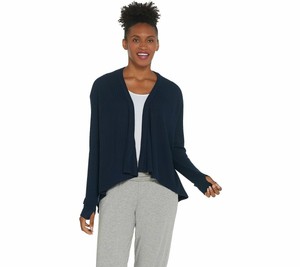 navy cocoon cardigan