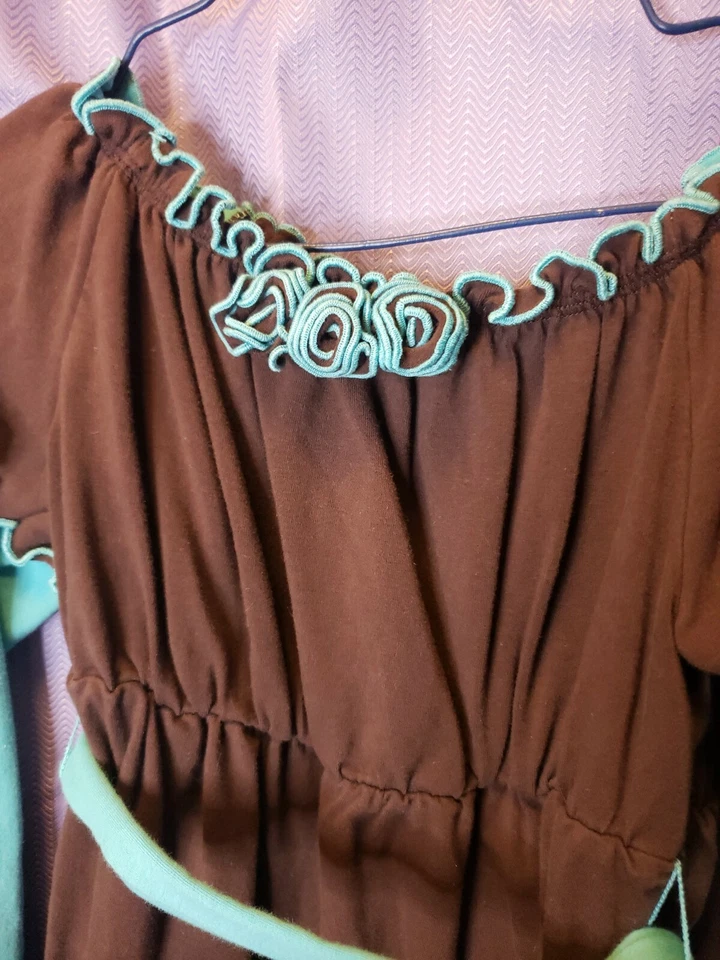 Vestido y pantalón con volantes Mulberribush talla 10 para niñas Foto 3 de 4