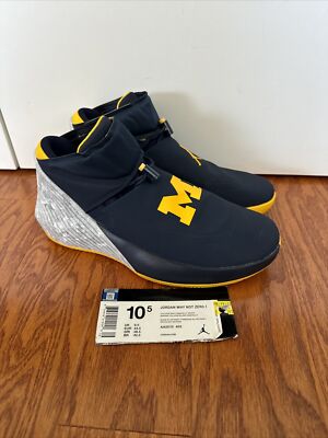 Size 10.5 - Air Jordan Why Not Zer0.1 Michigan Blue yellow