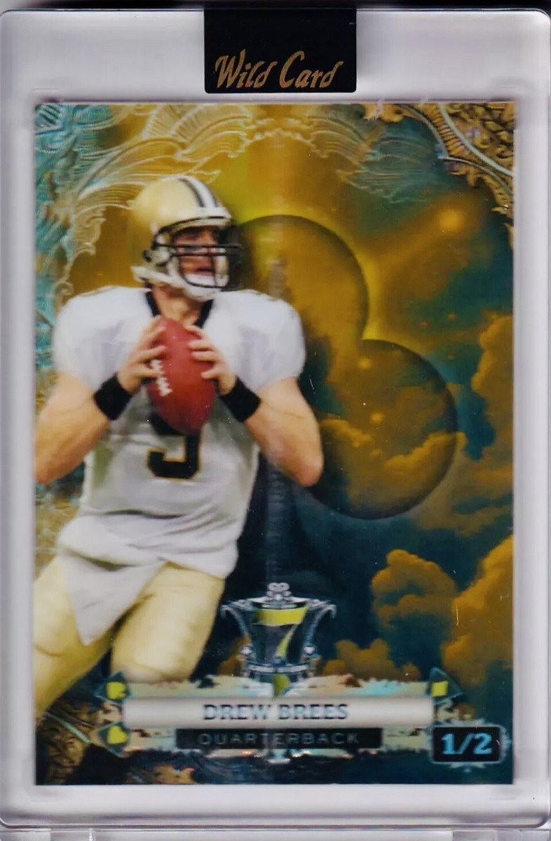 2024 WILD CARD 7 Card Studs DREW BREES HOF 1/2 Sunrise Club #P7CEC
