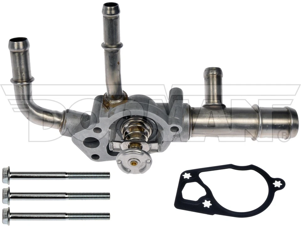 冷却液恒温器外壳 Dorman 适用于 2007 - 2009 庞蒂亚克 G6 3.6L V6 — 第 3/4 张图片