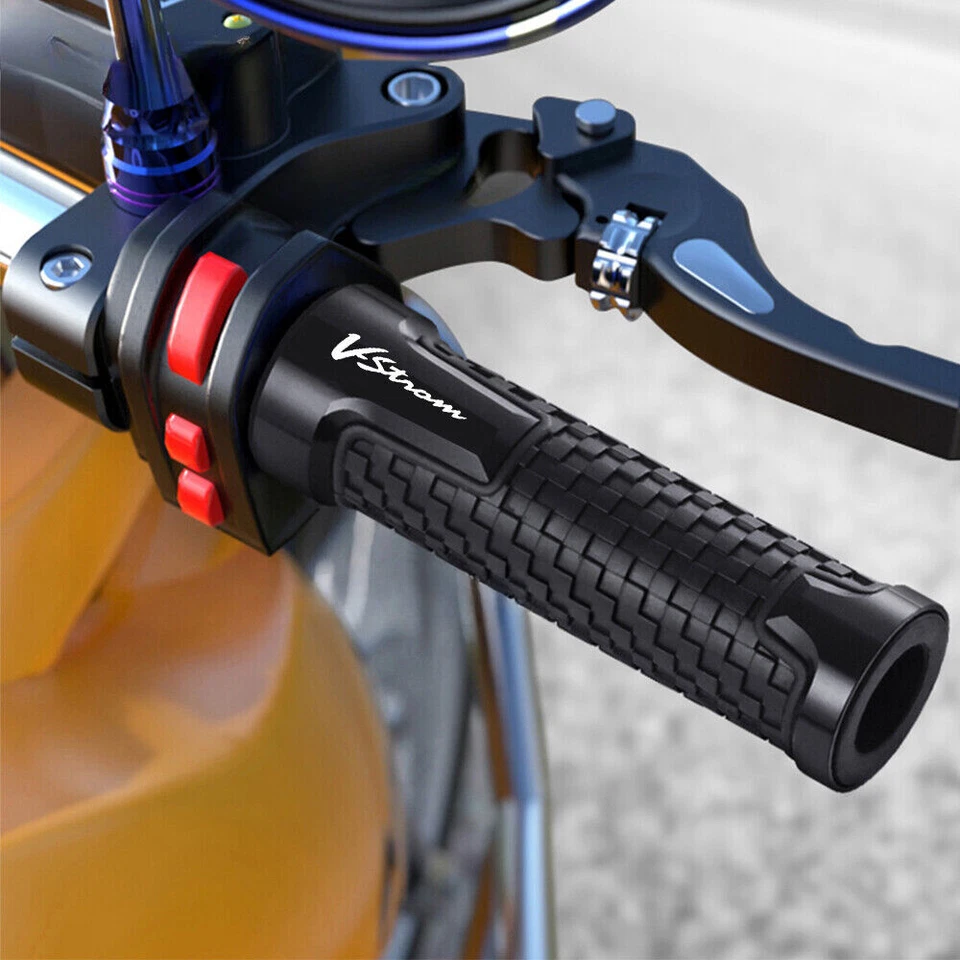 For SUZUKI Vstrom 1000 1050 250 650 800 Black motorcycle Grips Handle Handlebar  Foto 4 de 4