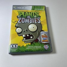 Plants vs. Zombies Microsoft Xbox 360, 2010 Complete With Manual