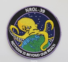 US NROL-39 COLLECTOR OCTOPUS SPACE SPY SATELLITE MISSION PATCH NOTHING IS BEYOND