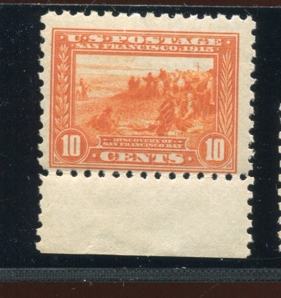 404 Panama-Pacific Perf 10 Mint Bottom Margin Stamp NH BX5394 | eBay