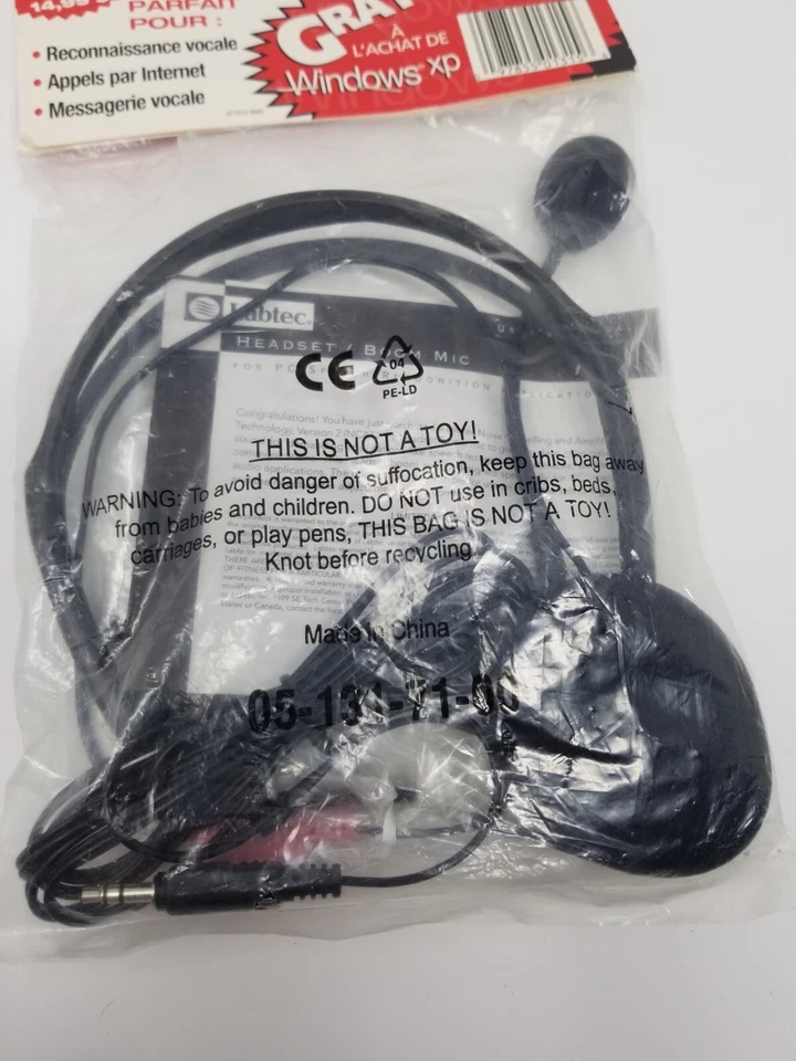 Labtec PC Headset Windows XP New - Image 3 of 3