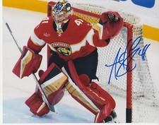 Anthony Stolarz  8x10 Signed Photo W/ COA Florida Panthers #1
