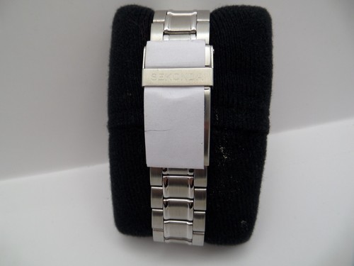 Sekonda Mens Watch 3729 Stainless Steel Bracelet White Dial with Date Indicator - Picture 8 of 16