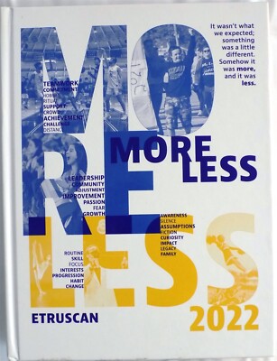 More Less Glenbrook South High School Glenview, IL 2022 Yearbook Etruscan Vol 60