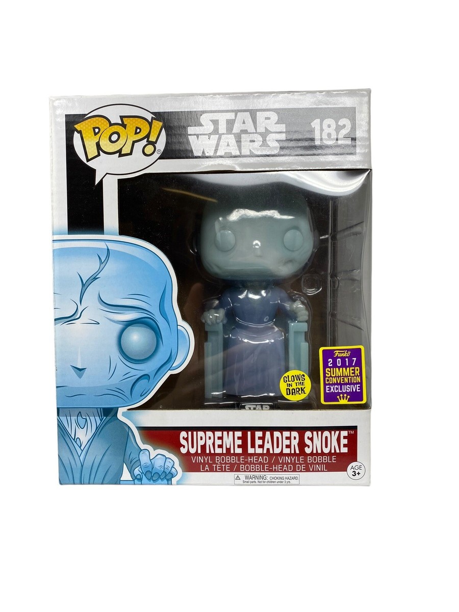 SF・ファンタジー・ホラー POP! STAR WARS SUPREME LEADER SNOKE 182 Funko POP Star Wars Supreme Leader Snoke 182 Vinyl Bobble