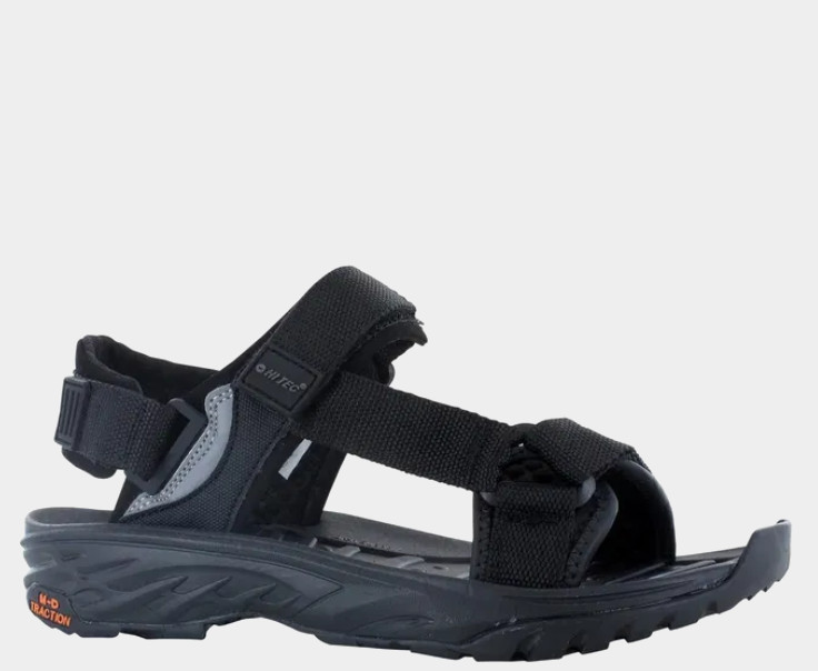 Sandalias Hi Tec Balsa Mujer Damas Caminar Senderismo Trekking Deportes Negras