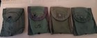 LOT OF 4 MILITARY ISSUED COMPASS / FIRST AID POUCHES OD GREEN ALICE  — photo 1