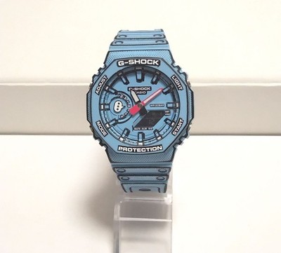 Casio G-Shock GA-2100MNG-2AJR Manga Blue Watch Japan Used Preowned
