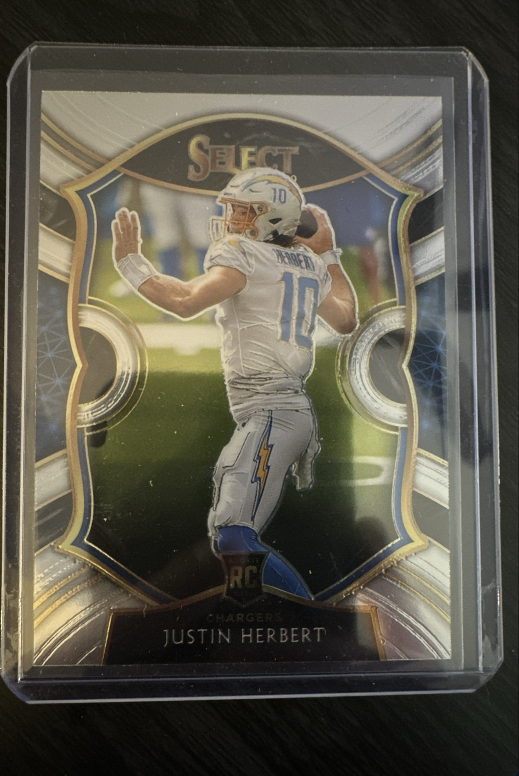 2020 Panini Select - Concourse Justin Herbert #44 Silver Prizm (RC)