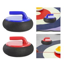 Pierre de Curling de Table Accessoire Récréatif pour Enfants Adultes Jouet