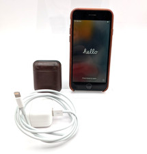 Apple iPhone 7 A1660 128 GB Unlocked with Airpods  Beautiful Leather Cases