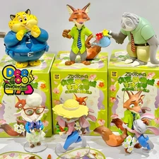 TOPTOY Disney Zootopia Flower World Series Blind Box Confirmed Figures Toys Gift