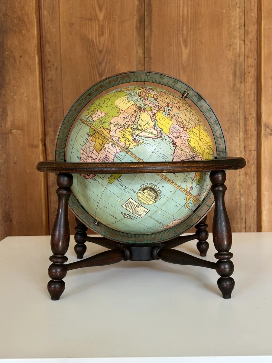 古董世界地球仪、天体地球仪旋转| eBay