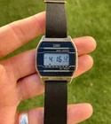 Vintage 1970s Mens Timex Digital Quartz LCD Watch RUNS WELL New Battery Retro