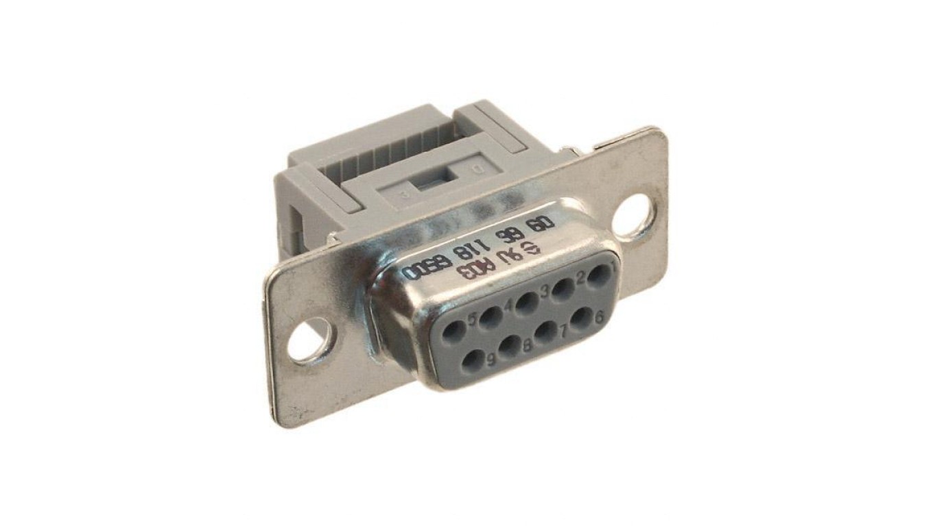 D-Sub PIN: 9 Female Connector for IDC Band D-Sub 9F-idc