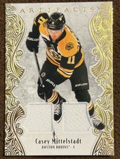 2025-26 Upper Deck Artifacts Hockey Casey Mittelstadt #93 Gold Material /299