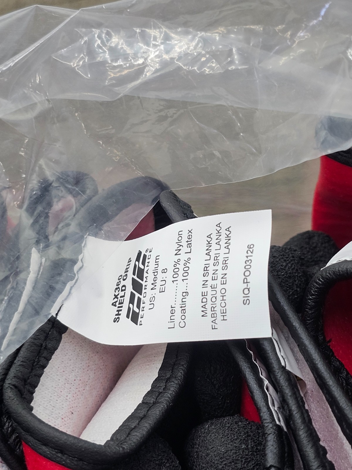 (12 PAIRS) 212 Performance AXSDG-05-009 AX360 Shield Grip Latex-dipped Gloves MD