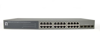 LevelOne GSW-2476 24 Port Smart Managed Gigabit Switch (4x SFP,  19''-Rackmnt.)