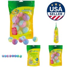 Crayola's Non-Toxic Scented Bath Bombs - 7 Colorful Fizzies for Creative Kids