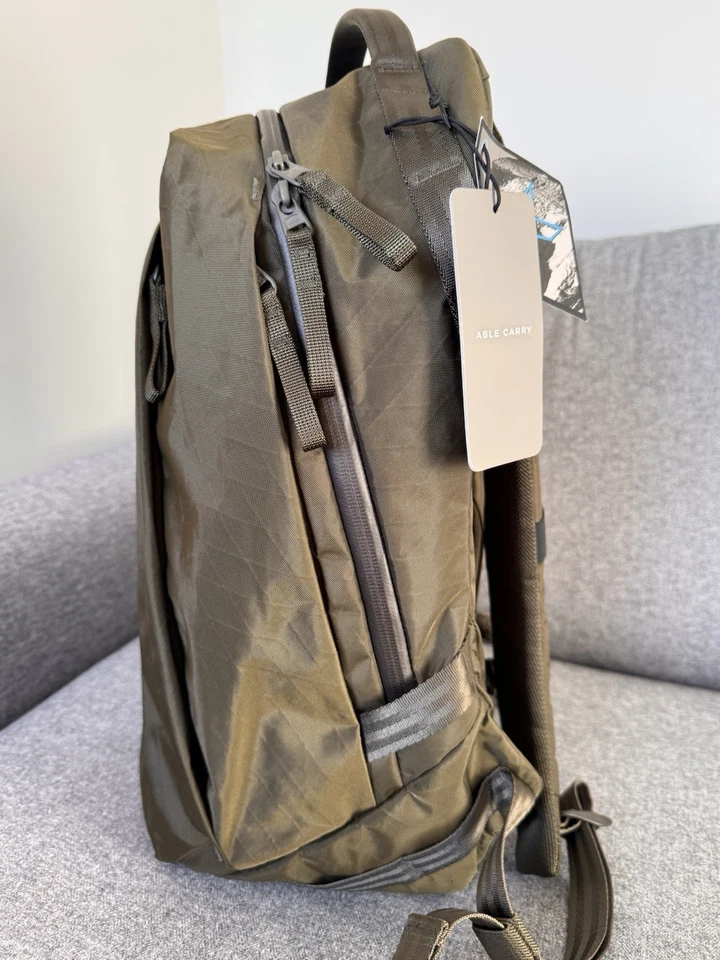BNWT Able Carry Daily Plus EDC Backpack Olive Green VX42, 21L UK Seller - Image 2 of 4