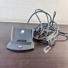Palm III by 3Com Gray PDA Handheld Serial HotSync Cradle Docking Station Base