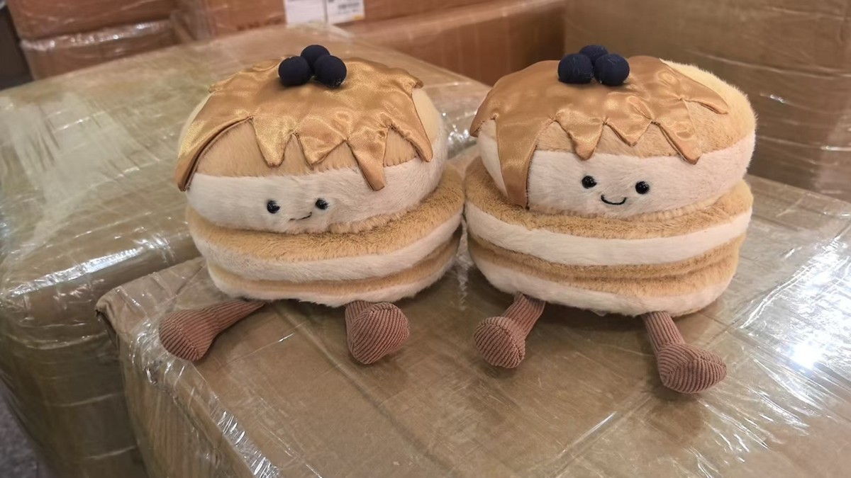 Jellycat Amuseables Fran Pancakes Soft Plush Stuffed Toy Gift With