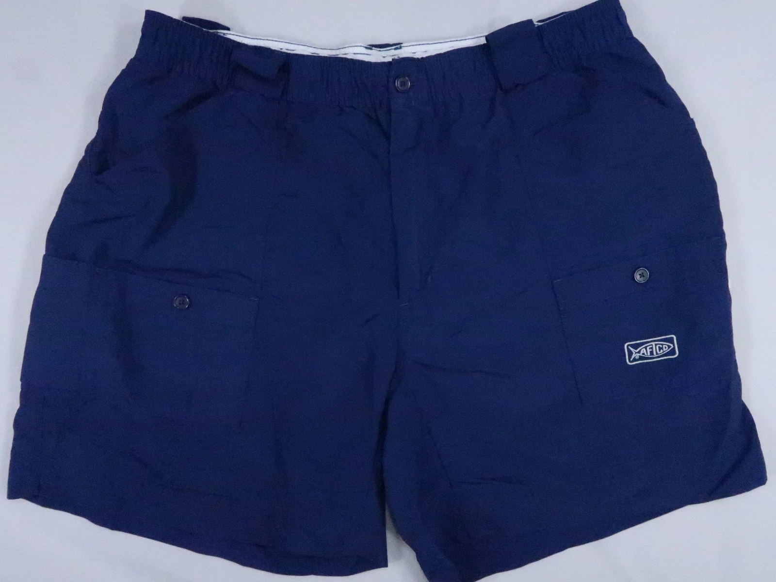 AFTCO M01L MO1L original fishing shorts 40 cargo 8" long USA components vintage