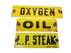 New ListingVINTAGE PORCELAIN SIGN BURDICK CHICAGO OIL GAS TANK FACTORY LP STEAM FARM PLAQUE