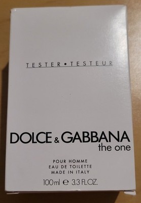 DOLCE & GABBANA The One Pour Homme Eau De Parfum Intense 3.3oz New In Box Tester