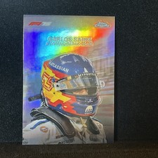 2025 Topps Chrome F1 CARLOS SAINZ Refractor Helmet Collection #HC-7