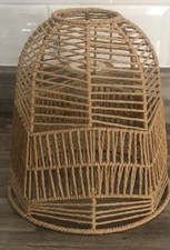 Rattan Ceiling Light Pendant Shade, Bell Shaped, Brand New