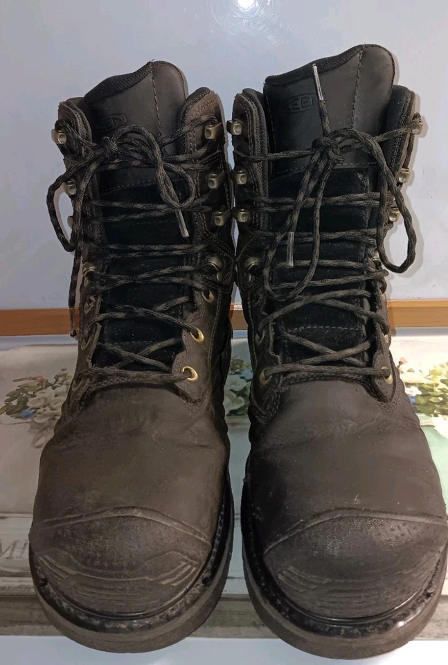 Botas Keen PHILADELPHIA 8" Para Hombre Talla 12 - Marrón/Negro PUNTERA FIBRA DE CARBONO 1022112D Foto 2 de 4