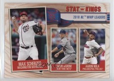2019 Topps Big League Stat Kings Aaron Nola Max Scherzer Jacob deGrom #372 w7v