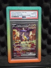 2024 POKEMON TEMPORAL FORCES RAGING BOLT EX SPECIAL ILLUSTRATION RARE PSA 10!
