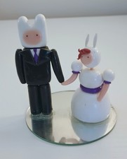 Cake topper Adventure Time Finn e Fiona (capelli rossi invece di biondi)