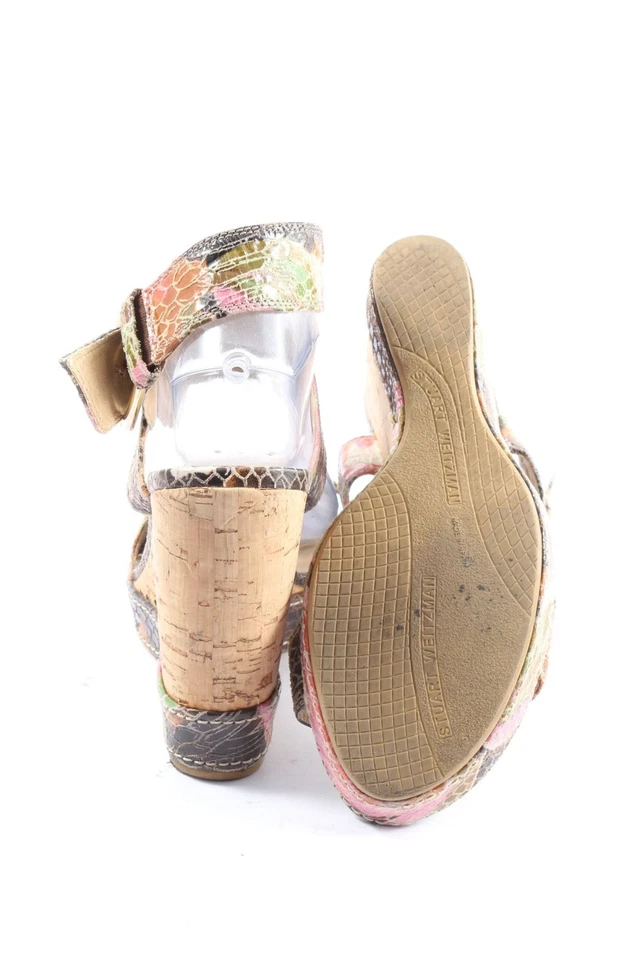 STUART WEITZMAN Sandalo a zeppa Donna Sandalo con tacco alto Taglia IT 42 - Immagine 2 di 4