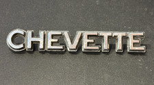 Vauxhall Chevette Metal Boot Badge Emblem 140x21mm