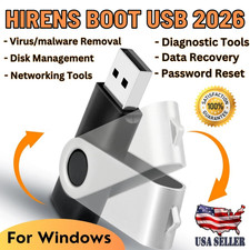 Hiren  s Boot USB 2026 With Recovery Tools Free Next Day Shipping USA Seller