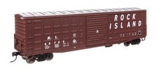 Walthers Mainline HO 46717 Rock Island RI 50' Waffle Side Boxcar Freight Car