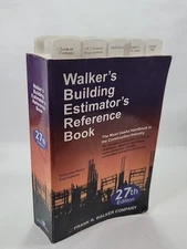 Walker's Building Estimator's Reference Book  27th Edition Frank R. Walker