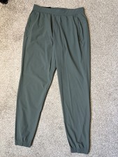 Lululemon Surge Jogger Mens Size M 29" Inseam Green Ankle Zip Running Pant