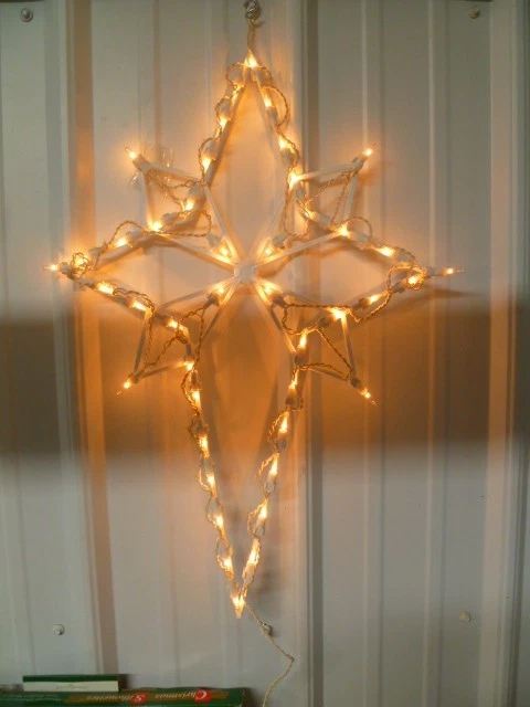 1997 Markee Christmas Silhouettes *STAR OF BETHLEHEM* No. 4104 Light 22" T &15"W - Image 2 of 4