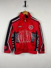 AJAX AMSTERDAM 1997-1998 GIACCA TUTA CALCIO UMBRO RARA HOME HOLLAND XXS