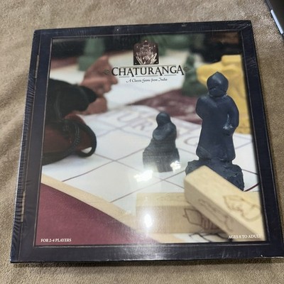BRAND NEW SEALED Chaturanga Chess Game From India Wooden Box Bookshelf Edition!!